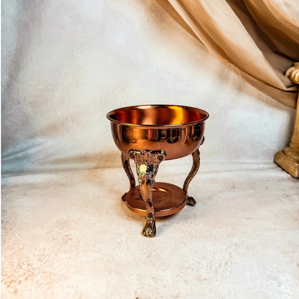 Princess House Copper Carafe Warming Stand